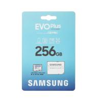 Карта памяти microSDXC 256Gb Samsung, EVO PLUS, Class10 UHS-I U3 V30, R/W 130MB/s, с адаптером