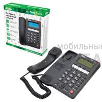 Стационарный телефон, RITMIX RT-550 black, FSK/DTMF, спикерфон, вход 3,5мм AUX, особый режим «Детский звонок» (1/20)