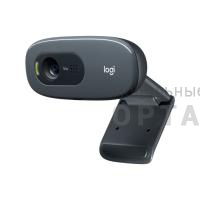 Веб-камера Logitech HD Webcam C270 черный USB2.0 с микрофоном (960-000999)