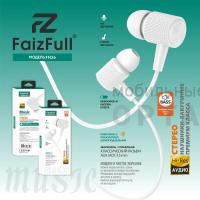 Наушники проводные внутриканальные FaizFull FN36  Наушники проводные внутриканальные FaizFull FN36