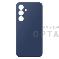 Чехол силикон COVER, бархатная подкладка в упаковке, Tecno Spark GO 2024, синий
