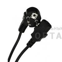 Кабель компьютер-розетка VCOM 220V (EURO) <VDE> 3G*1.5mm2, 16А, 1.8 м. (1/40)