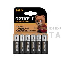 Элемент питания OPTICELL PROFESSIONAL LR6 BL6 (6/72)