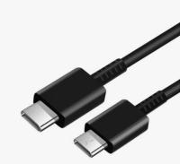 Кабель Samsung S22 Type-С to Type-С Cable (оригинал), черный, в техпаке